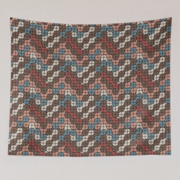 Item preview, Retro Geometric Mid-Century Modern Art Board designed and sold by FestivityFinds.