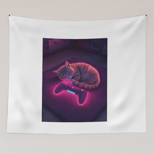 Item preview, Gamer Cat Nap designed and sold by FitEnvy.