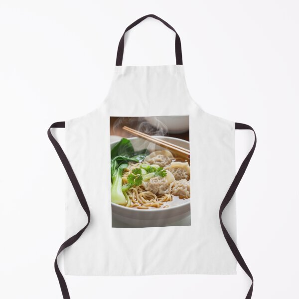Item preview, Steaming Hot Wonton Noodle Soup | Authentic Asian Food Photography designed and sold by Jade Ado.