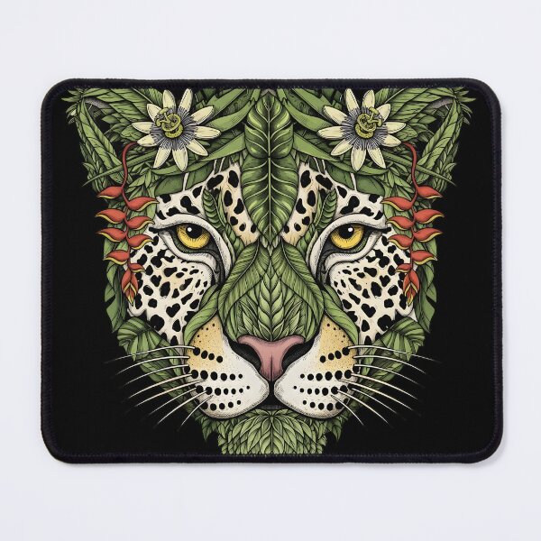 Item preview, Tropical Jaguar – Botanical Illustration of Brazil’s Jungle designed and sold by AV.