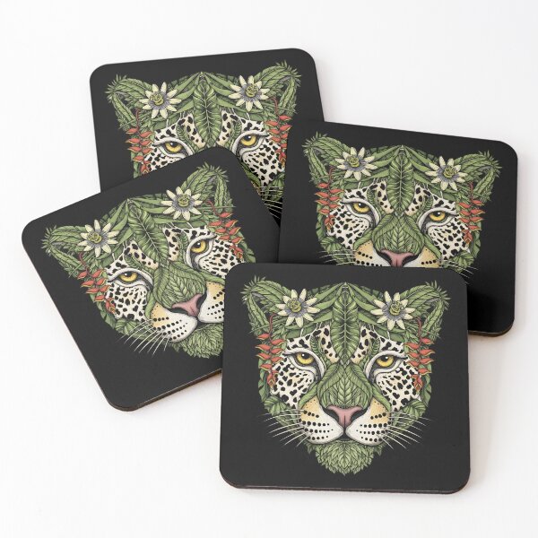 Item preview, Tropical Jaguar – Botanical Illustration of Brazil’s Jungle designed and sold by AV.