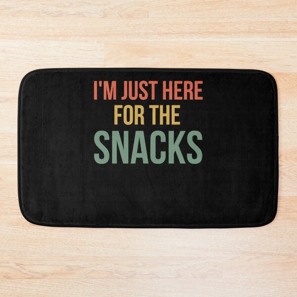 Item preview, I'm just here for the snacks funny snack lover snack joke designed and sold by snowry.