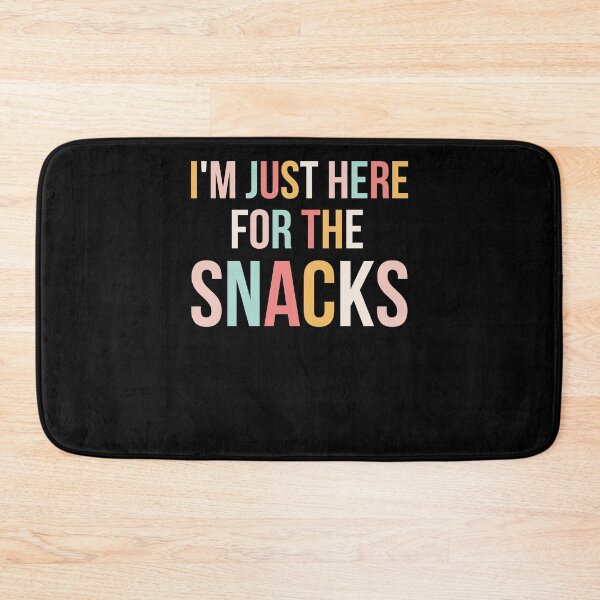 Item preview, I'm just here for the snacks funny snack lover cute snack designed and sold by snowry.