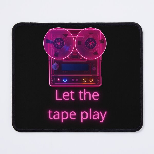 Item preview, Let The Tape Play Gifts for Retro Music Lovers designed and sold by EggertoneArt.