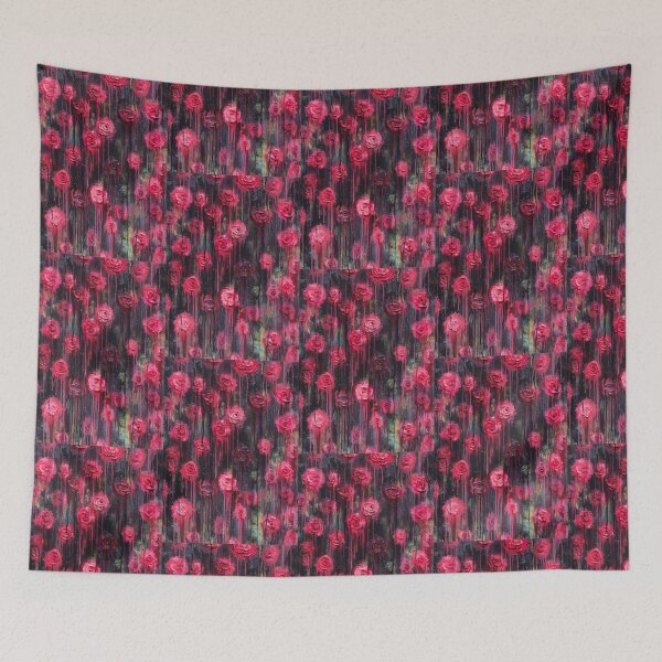 Item preview, Dark Academia Victorian Dripping Red Roses designed and sold by scicilysimonee.