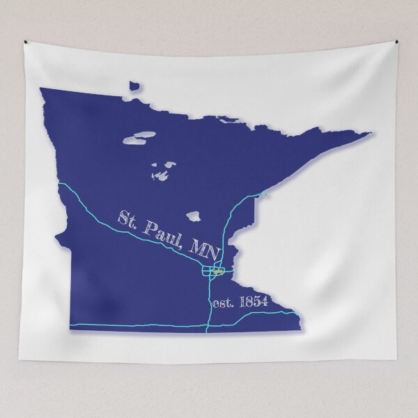 Item preview, St. Paul, MN [Blue] designed and sold by PhilbonianDezin.