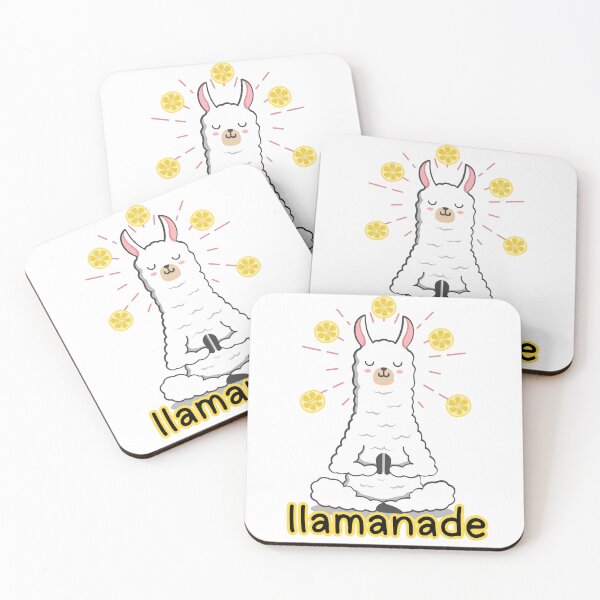 Item preview, Llamanade – Funny Llama Lemonade Yoga Pun Design designed and sold by Carmen Gomez.