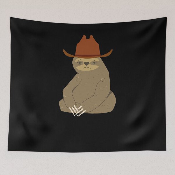 Item preview, Funny Sloth with a cowboy hat humor sloth lover designed and sold by snowry.