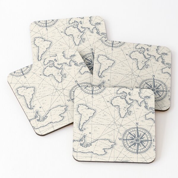 Item preview, nautical charts and compass roses with nautical maps designed and sold by Kristylynn757.
