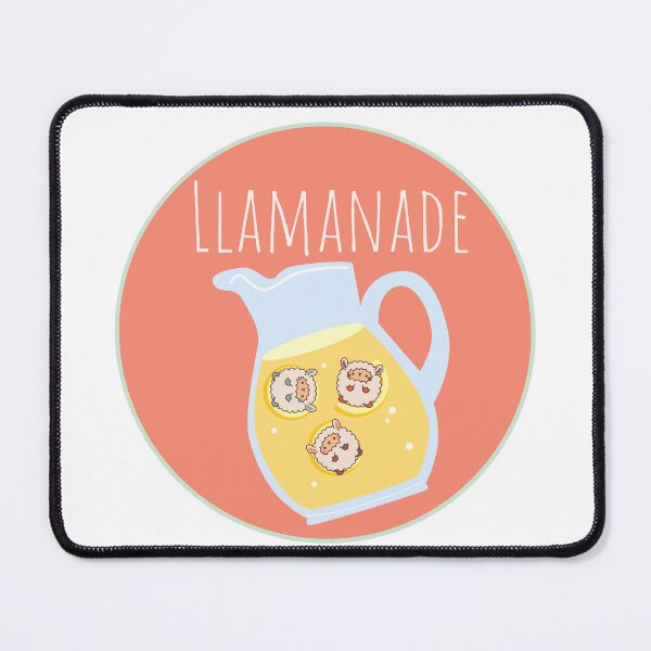 Item preview, Llamanade – Cute Llama Lemonade Pun Design designed and sold by Carmen Gomez.
