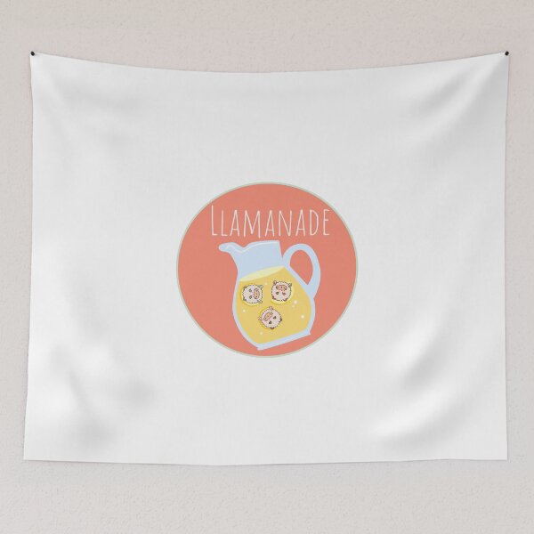 Item preview, Llamanade – Cute Llama Lemonade Pun Design designed and sold by Carmen Gomez.