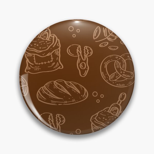Item preview, Rustic Bakery Pattern – Bread and Pretzel T-shirt designed and sold by FestivityFinds.