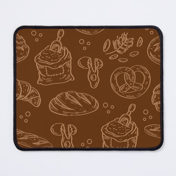 Item preview, Rustic Bakery Pattern – Bread and Pretzel T-shirt designed and sold by FestivityFinds.