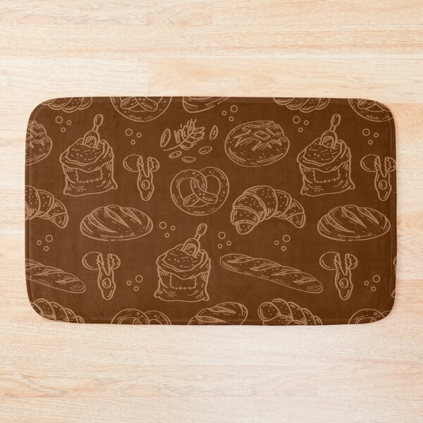 Item preview, Rustic Bakery Pattern – Bread and Pretzel T-shirt designed and sold by FestivityFinds.