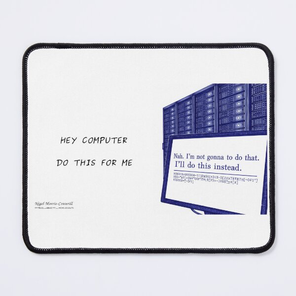 Item preview, Cartoon: Hey Computer, Do this for me. designed and sold by ProjectLXX.