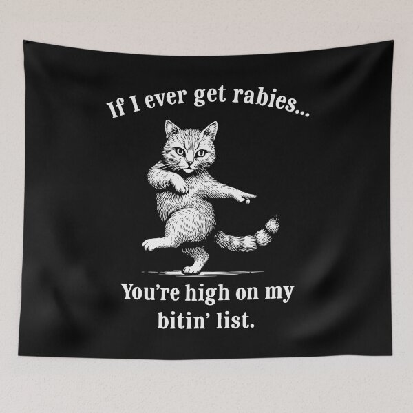 Item preview, List Rabies Cat designed and sold by ipan.