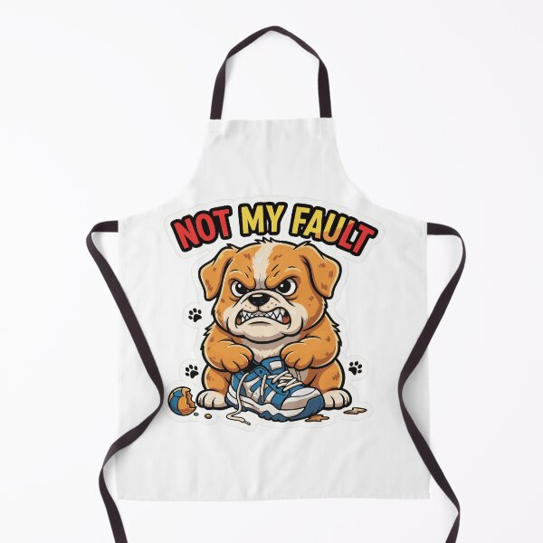 Item preview, Angry dog cartoon holding sneaker funny quote designed and sold by Tong4130.