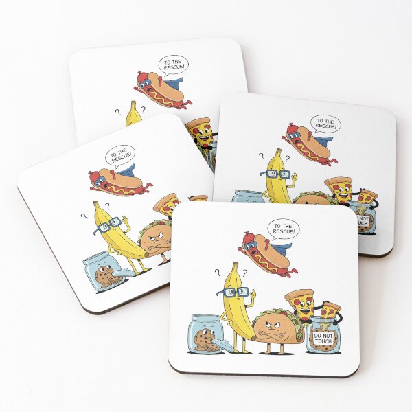 Item preview, Snack Time Heroes designed and sold by Pikamuu.