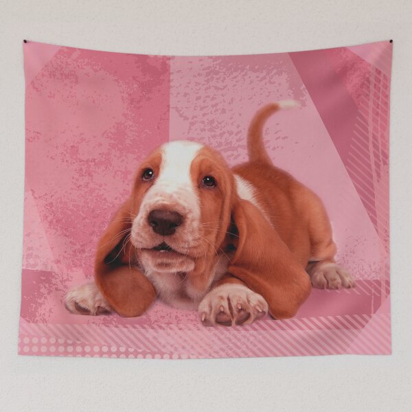 Item preview, Basset Hound Puppy designed and sold by k9printart.