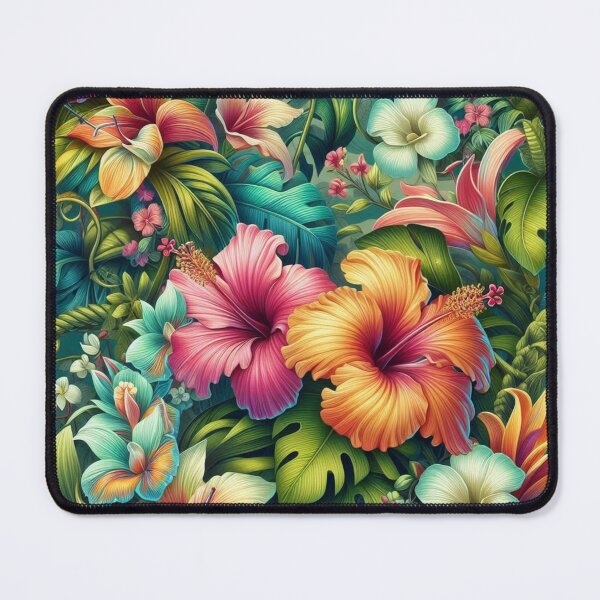 Item preview, Seamless tropical floral pattern designed and sold by janusa.