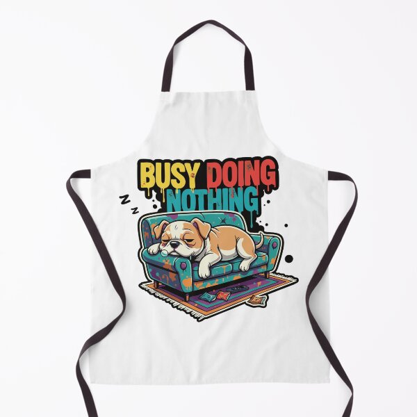 Item preview, Lazy dog lying on couch with funny quote designed and sold by Tong4130.