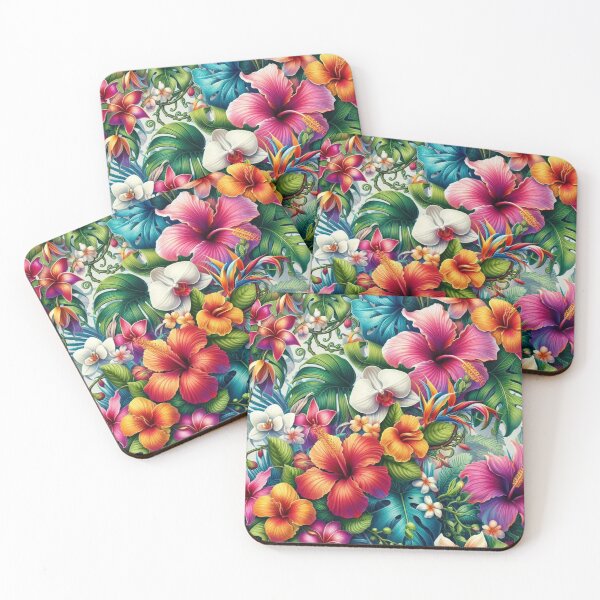 Item preview, Vibrant colors tropical designed and sold by janusa.
