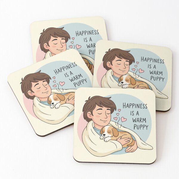 Item preview, Happiness is a Warm Puppy designed and sold by Amir Faysal.