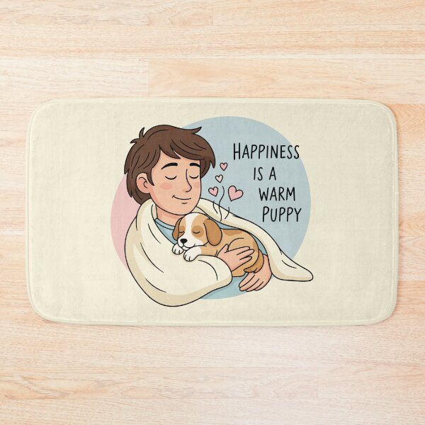 Item preview, Happiness is a Warm Puppy designed and sold by Amir Faysal.