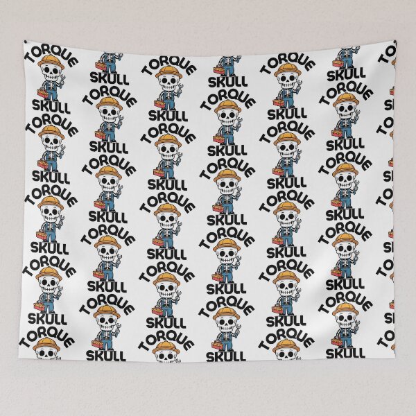 Item preview, Skeleton Mechanic – Cute Cartoon Halloween Construction Worker Design designed and sold by Taans-Creation.