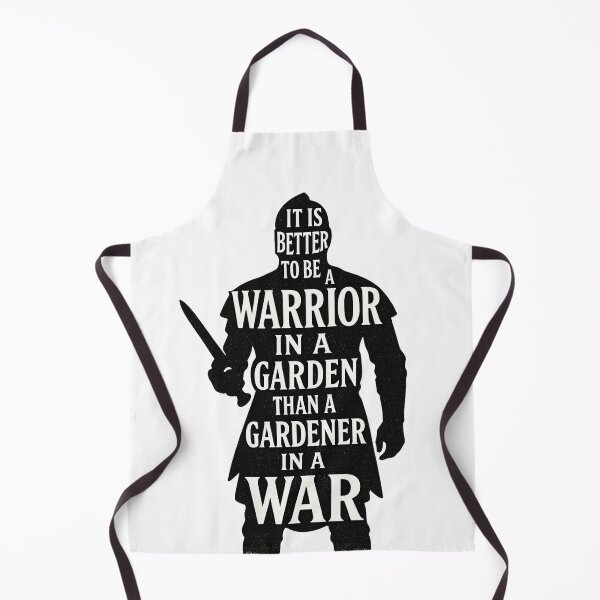 Item preview, Warrior in a Garden Quote – Motivational Warrior Silhouette designed and sold by lapart.