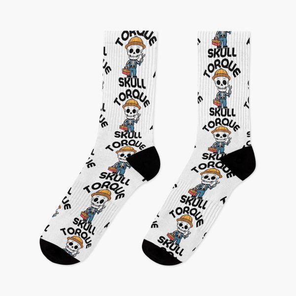Item preview, Skeleton Mechanic – Cute Cartoon Halloween Construction Worker Design designed and sold by Taans-Creation.