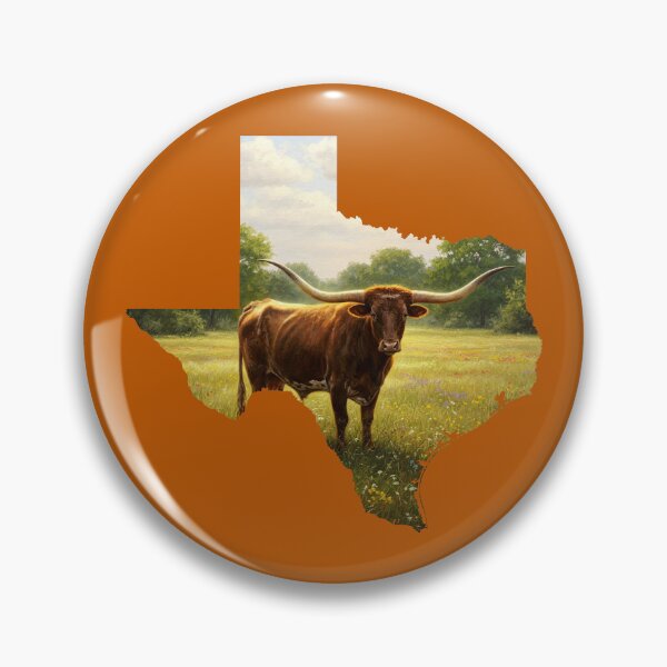 Item preview, Longhorn in Texas Wildflower Field designed and sold by Douglas-Depot.