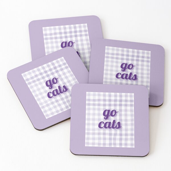 Item preview, Gingham Go Cats! designed and sold by Cliché Calligraphy.