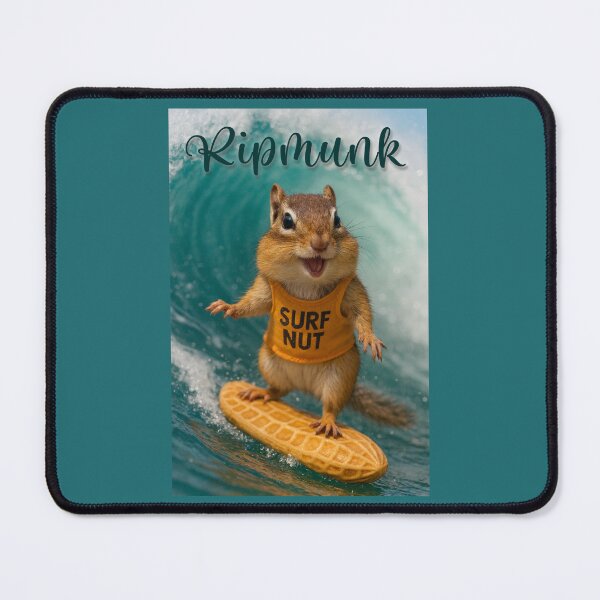 Item preview, Ripmunk Chipmunk Surfer designed and sold by Tridentulus.