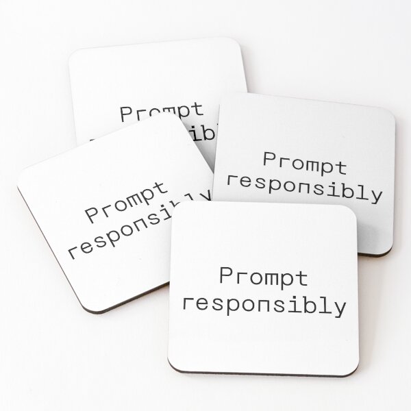 Item preview, Prompt responsibly designed and sold by PromptlyPrinted.