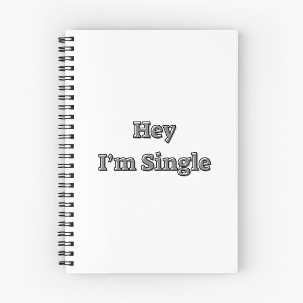 Item preview, Hey I am Single – Text Design for Mugs, Pillows, and Apparel designed and sold by Anahit Petrosyan Art Studio & Unique Print Designs for a Gift.