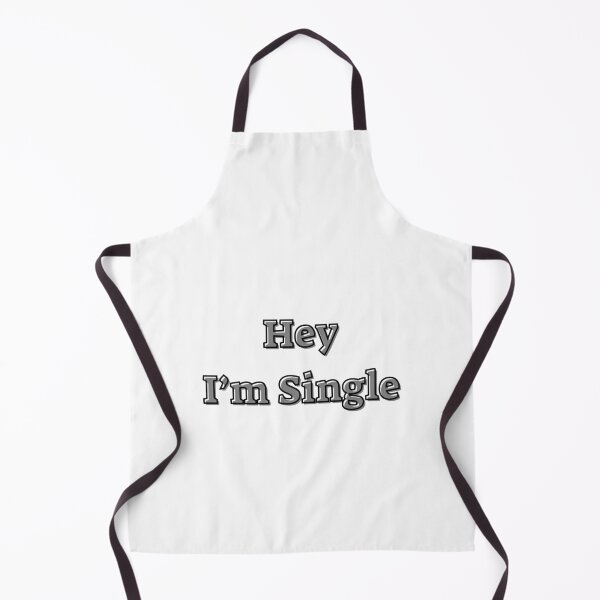 Item preview, Hey I am Single – Text Design for Mugs, Pillows, and Apparel designed and sold by Anahit Petrosyan Art Studio & Unique Print Designs for a Gift.