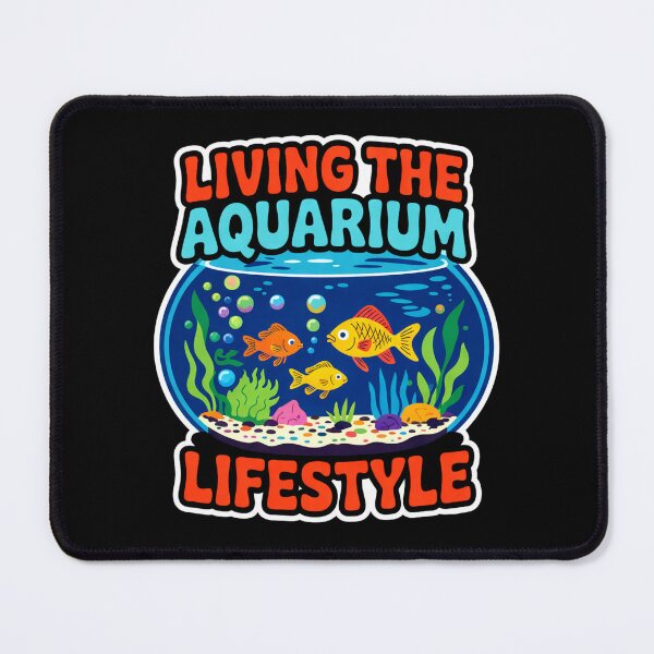 Item preview, Living Aquarium Fish Lifestyle Aquarium Keepers Fish Tank Funny Saying designed and sold by Aquarium Eclipse.