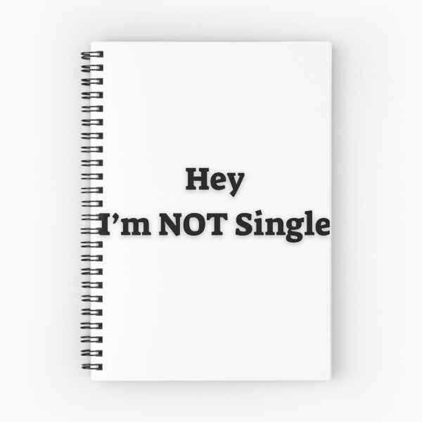Item preview, Hey I am Not Single – Text Design for Mugs, Pillows, and Apparel designed and sold by Anahit Petrosyan Art Studio & Unique Print Designs for a Gift.
