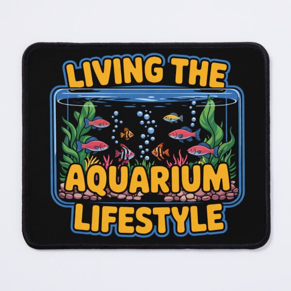 Item preview, Living Aquarium Fish Lifestyle Aquarium Keepers Fish Tank Funny Saying designed and sold by Aquarium Eclipse.