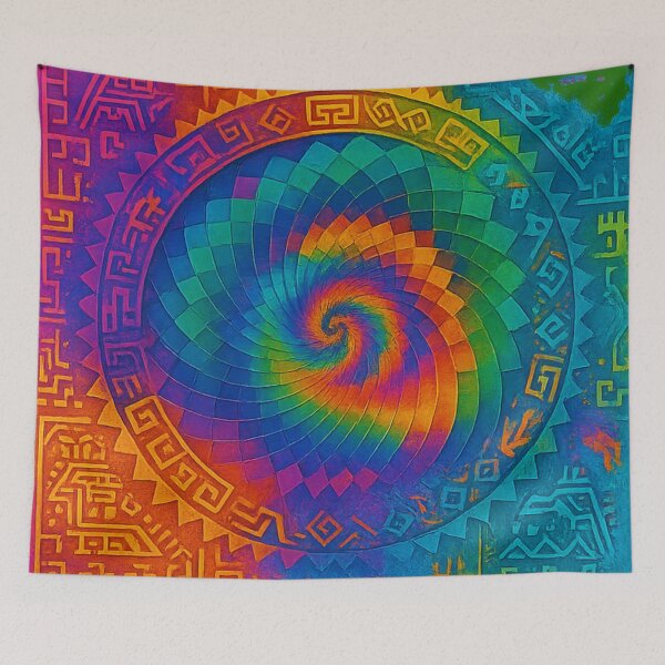 Item preview, Fractal pattern, colors, Aztec patterns. designed and sold by PabDam.