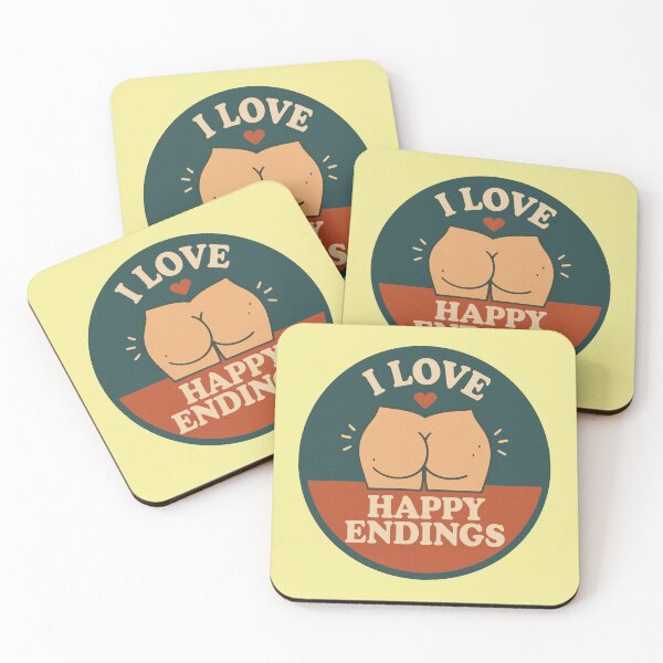 Item preview, I Love Happy Endings – Funny Cheeky designed and sold by hangmeart.