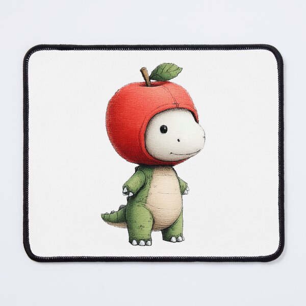 Item preview, Cute Dinosaur in Apple Costume designed and sold by Art of Ngu.