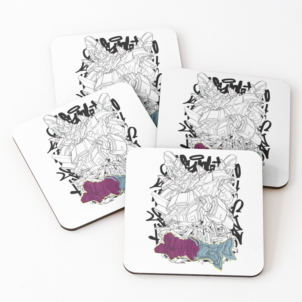 Item preview, Coasters (Set of 4) designed and sold by shaolinmunk.