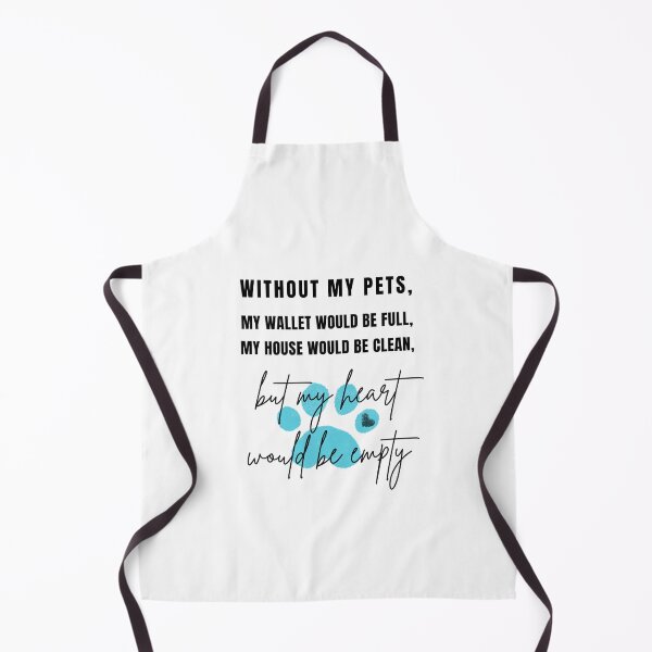 Item preview, Without My Pets – Heartfelt Pet Lover Quote Blue Paw Print designed and sold by Lotta Luxxa Lifestyle.