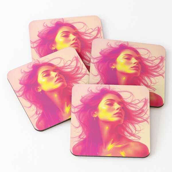 Item preview, Woman bathed in radiant warmth  designed and sold by bixdesign.
