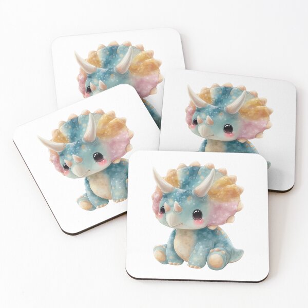 Item preview, Adorable Baby Triceratops Illustration designed and sold by Art of Ngu.