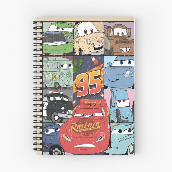 Item preview, Vintage Cars Movie Poster Lightning McQueen & Friends designed and sold by thundergearshop.