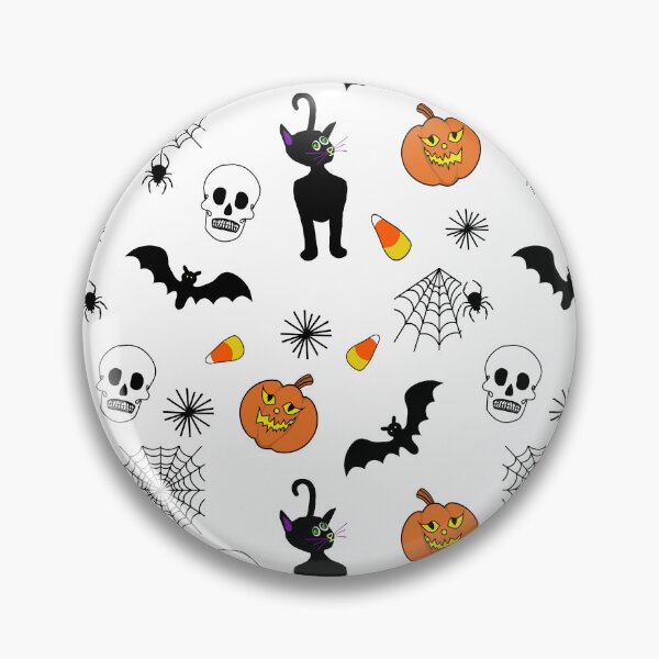 Item preview, Halloween Print on White Seamless Repeat  designed and sold by Sharon Schwalbe.