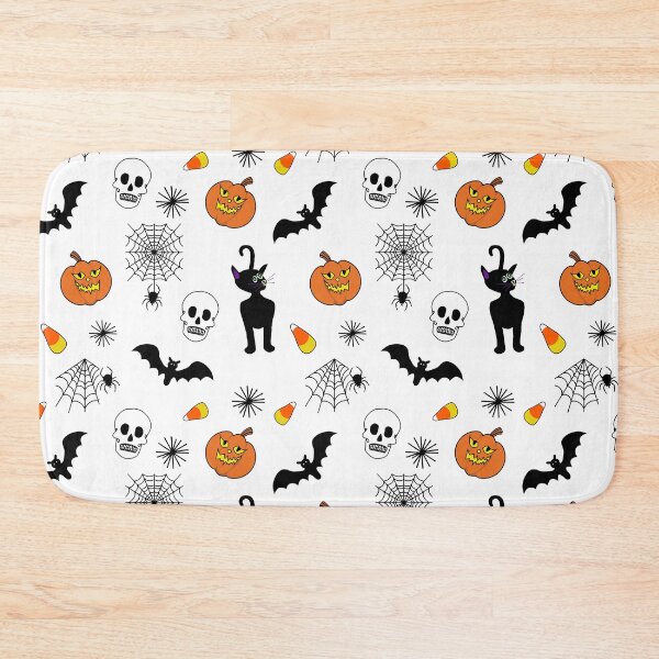 Item preview, Halloween Print on White Seamless Repeat  designed and sold by Sharon Schwalbe.